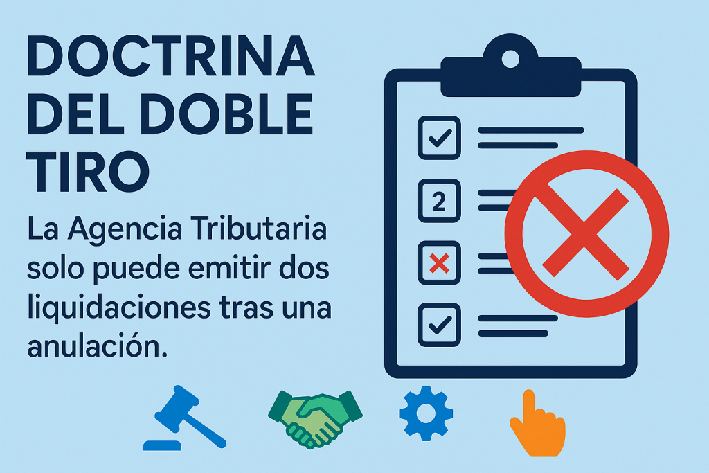¿Puede Hacienda emitir una tercera liquidación tras anular la segunda? La doctrina del doble tiro lo impide