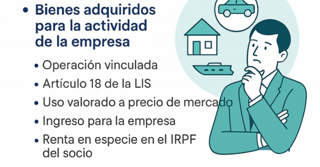 ¿Puede un socio usar gratis los bienes de su empresa? El TEAC aclara cómo debe tributar este uso