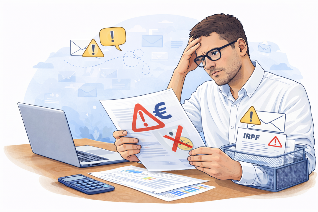 errores fiscales frecuentes de los autónomos