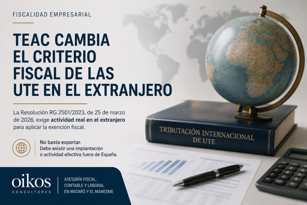 Sentencia UTE internacional
