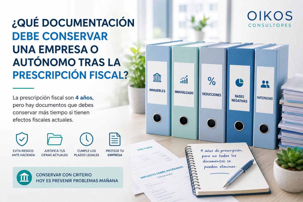 Conservar documentación